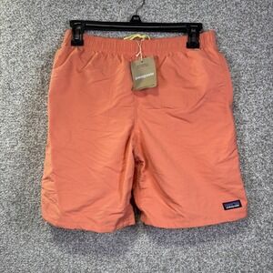 Patagonia Shorts Youth 14 Coho Coral Baggies 7" Lined Swim Trunks Water